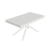 Tavolo allungabile 90x160/264 cm Niket bianco frassino gambe bianche