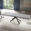 Tavolo allungabile 90x200/460 cm Niket cemento gambe antracite - immagine 3