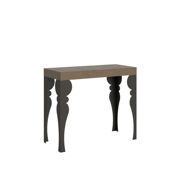 Consolle allungabile 90x40/196 cm Paxon Small Premium Tortora