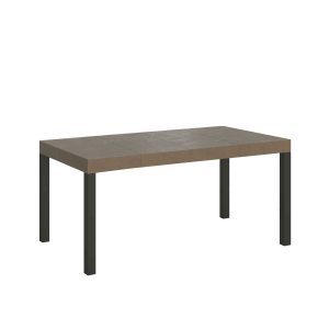 Tavolo allungabile 90x120/380 cm Everyday Premium tortora gambe antracite