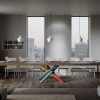 Tavolo allungabile 90x200/460 cm Volantis Premium Noce telaio 4/B - immagine 4