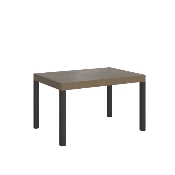 Tavolo allungabile 90x120/380 cm Everyday tortora gambe antracite