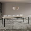 Tavolo allungabile 90x160/420 cm Everyday cashmere telaio antracite - immagine 4