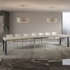 Tavolo allungabile 90x160/420 cm Everyday cashmere telaio antracite - immagine 5