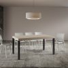 Tavolo allungabile 90x160/264 cm Everyday Premium cashmere telaio antracite - immagine 3