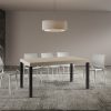 Tavolo allungabile 90x160/264 cm Everyday Premium cashmere telaio antracite - immagine 2