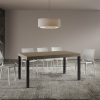 Tavolo allungabile 90x160/264 cm Everyday tortora gambe antracite - immagine 3