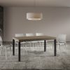Tavolo allungabile 90x160/264 cm Everyday tortora gambe antracite - immagine 2