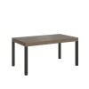 Tavolo allungabile 90x160/264 cm Everyday tortora gambe antracite