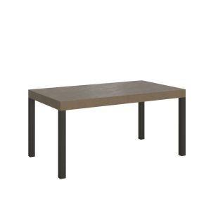 Tavolo allungabile 90x160/420 cm Everyday Premium tortora telaio antracite
