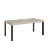 Tavolo allungabile 90x200/304 cm Everyday Premium cashmere telaio antracite