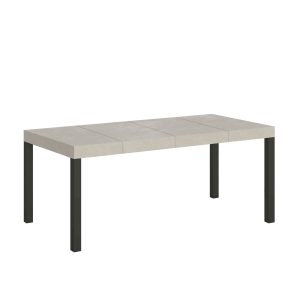Tavolo allungabile 90x90/246 cm Everyday Premium cashmere telaio antracite