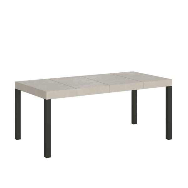 Tavolo allungabile 90x90/246 cm Everyday Premium cashmere telaio antracite