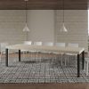 Tavolo allungabile 90x200/304 cm Everyday Premium cashmere telaio antracite - immagine 4