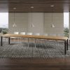 Tavolo allungabile 90x200/460 cm Everyday Premium Quercia Natura telaio Antracite - immagine 4