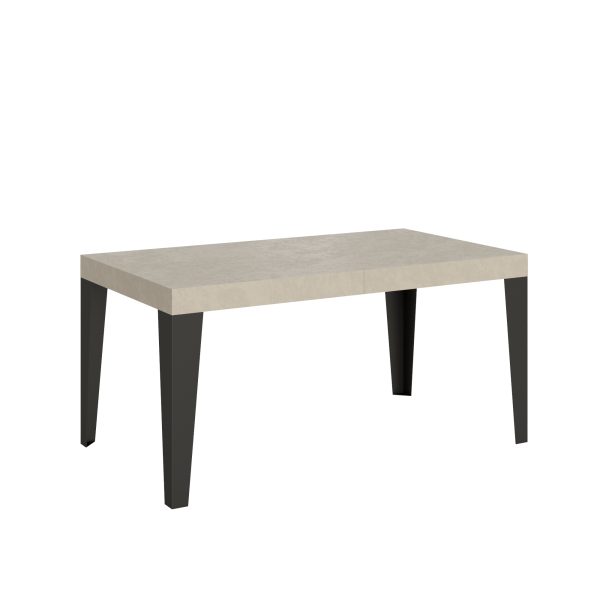 Tavolo allungabile 90x160/264 cm Flame cashmere gambe antracite