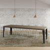 Tavolo allungabile 90x180/284 cm Flame Premium tortora telaio antracite - immagine 4