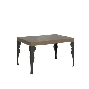 Tavolo allungabile 90x120/380 cm Paxon tortora gambe antracite