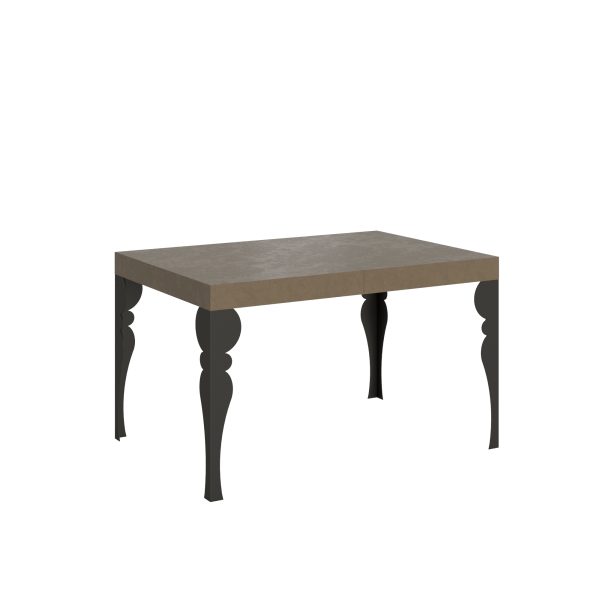Tavolo allungabile 90x120/380 cm Paxon tortora gambe antracite