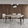 Tavolo allungabile 90x160/264 cm Paxon Premium cashmere telaio antracite - immagine 2