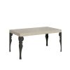 Tavolo allungabile 90x160/264 cm Paxon Premium cashmere telaio antracite