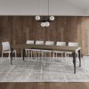 Tavolo allungabile 80x160/244 cm Paxon Tortora - immagine 4