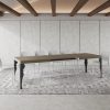Tavolo allungabile 90x180/284 cm Paxon tortora gambe antracite - immagine 4