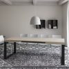 Tavolo allungabile 90x120/224 cm Tecno cashmere gambe antracite - immagine 4