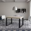 Tavolo allungabile 90x120/224 cm Tecno cashmere gambe antracite - immagine 3