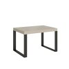 Tavolo allungabile 90x120/224 cm Tecno cashmere gambe antracite