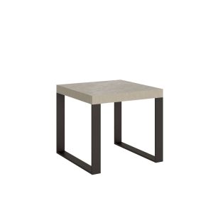Tavolo allungabile 90x90/246 cm Tecno cashmere gambe antracite