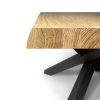Tavolo allungabile 90x160/210 cm Versalux scortecciato rovere gambe antracite - immagine 6
