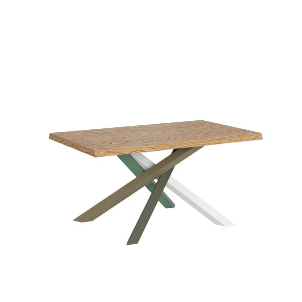Tavolo fisso 90x160 cm Versalux scortecciato rovere gambe 4/A