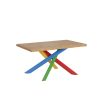 Tavolo allungabile 90x140/190 cm Versalux scortecciato rovere gambe 4/B