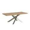 Tavolo allungabile 90x200/250 cm Versalux scortecciato rovere gambe 4/A