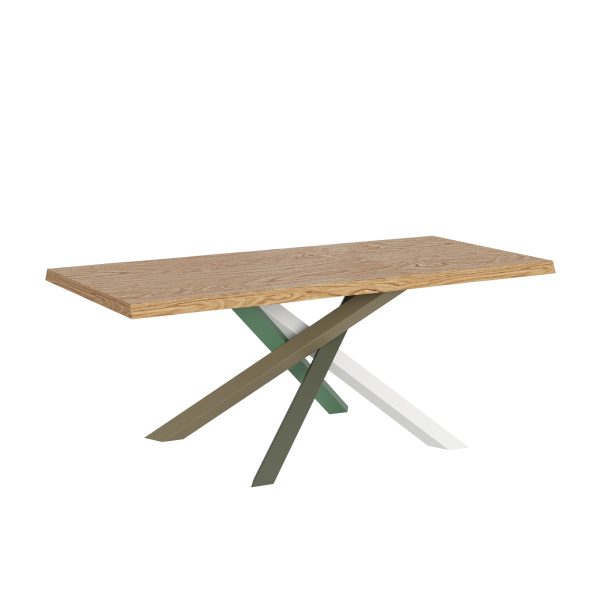 Tavolo allungabile 90x200/250 cm Versalux scortecciato rovere gambe 4/A