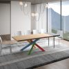 Tavolo allungabile 90x200/300 cm Versalux scortecciato rovere gambe 4/B - immagine 3