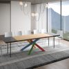 Tavolo allungabile 90x200/300 cm Versalux scortecciato rovere gambe 4/B - immagine 4