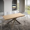 Tavolo allungabile 90x200/250 cm Versalux scortecciato rovere gambe 4/C - immagine 2