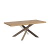 Tavolo allungabile 90x200/250 cm Versalux scortecciato rovere gambe 4/C