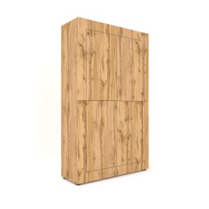 Credenza alta 4 ante 100x35x165 cm Elios quercia natura