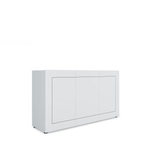 Madia 3 ante 150x40x83,5 cm Elios bianco lucido