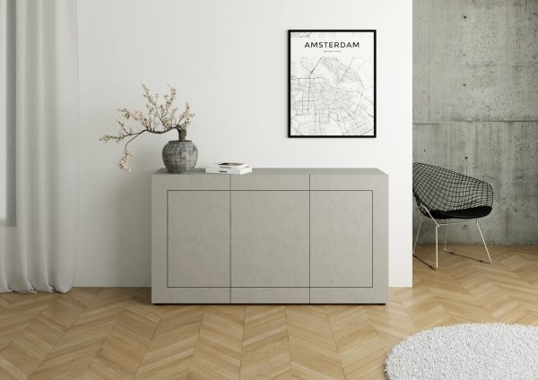 Madia 3 ante 150x40x83,5 cm Elios cashmere - immagine 2