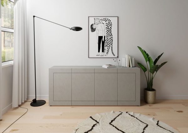 Madia 4 ante 200x40x83,5 cm Elios cashmere - immagine 2